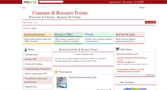 Desktop Screenshot of comune.recoaroterme.vi.it